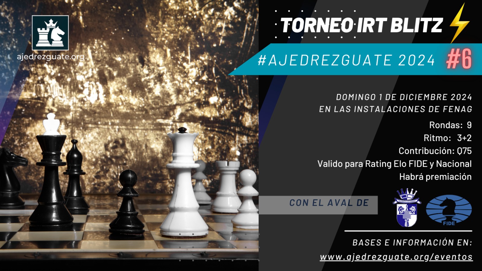 You are currently viewing Torneo IRT Blitz AjedrezGuate 2024 # 6